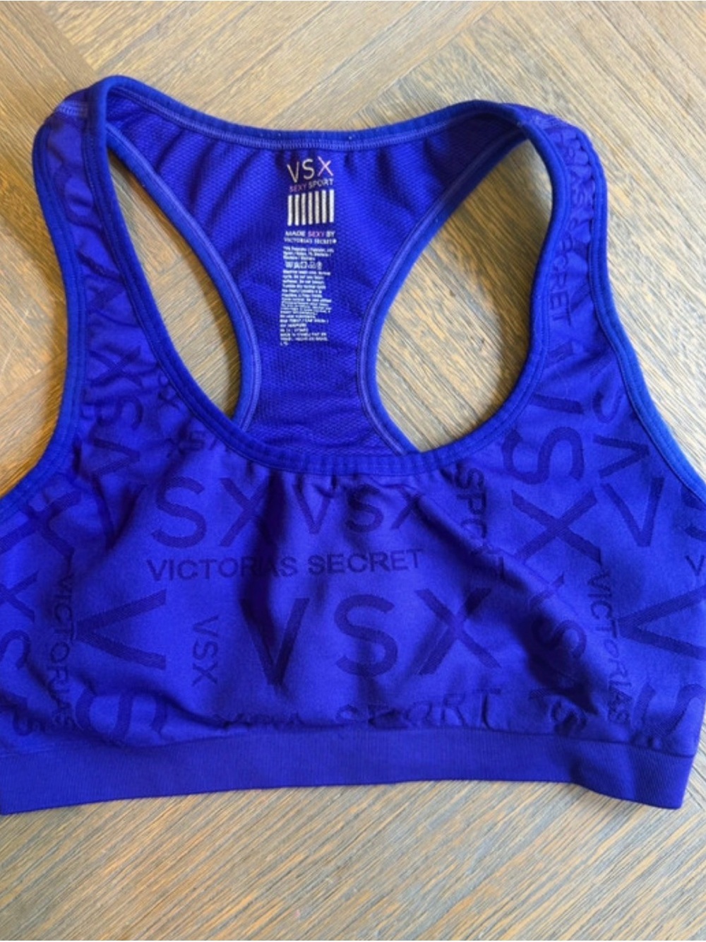 Victoria's Secret Purple VSX Racerback Sports Bra